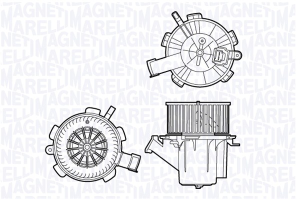 Wentylator wnętrza MAGNETI MARELLI 069412706010