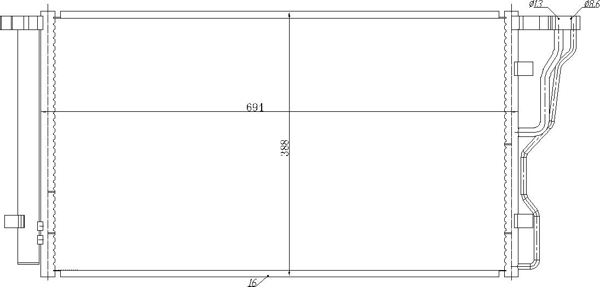 Skraplacz klimatyzacji HART 637 003