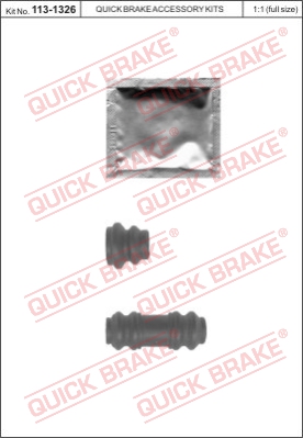 Zestaw naprawczy zacisk hamulcowy QUICK BRAKE 113-1326