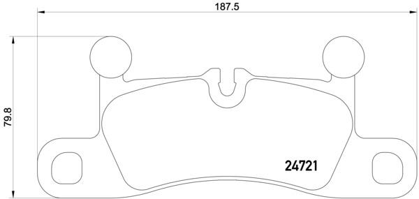 Klocki hamulcowe BREMBO P 65 027