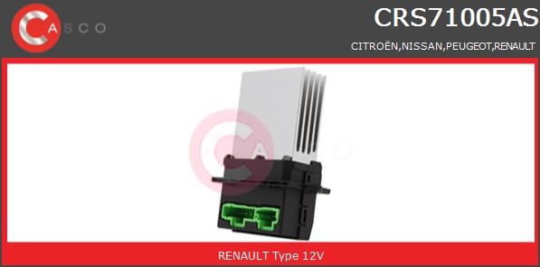 Opornik wentylatora CASCO CRS71005AS