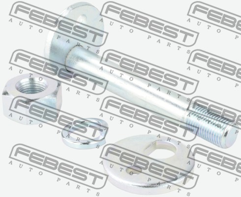 śruba do regulacji pochylenia koła FEBEST 2229-008-KIT