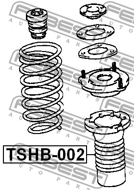 Osłona  miecha powietrznego FEBEST TSHB-002
