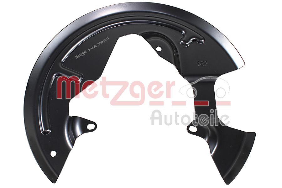 Panel rozbryzgiwujący, tarcza hamulcowa METZGER 6115548