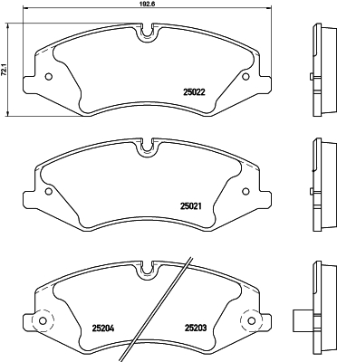 Klocki hamulcowe HELLA 8DB 355 015-551