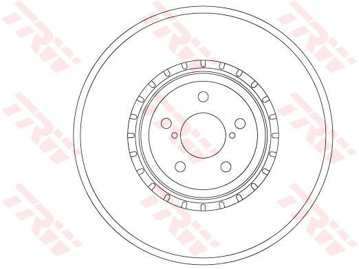 Tarcza hamulcowa TRW DF6923S