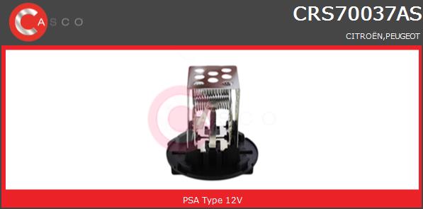 Opornik wentylatora CASCO CRS70037AS