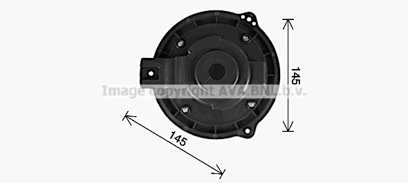 Wentylator wnętrza AVA QUALITY COOLING OL8728