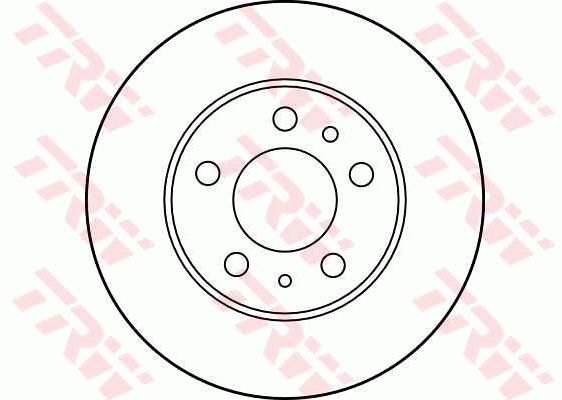 Tarcza hamulcowa TRW DF1687