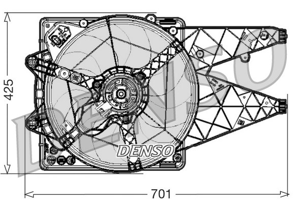 Wentylator DENSO DER01030