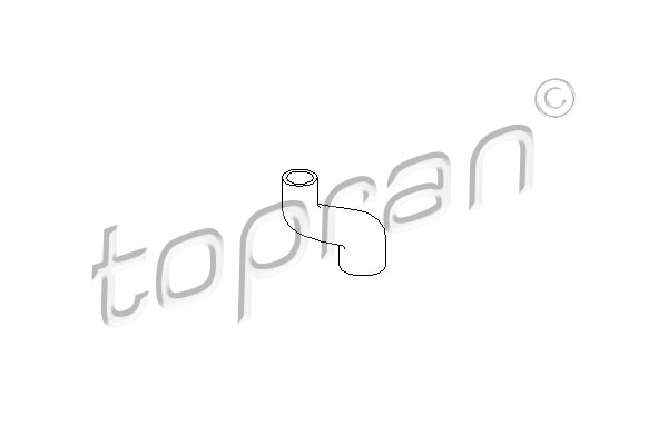 Przewód układu chłodzenia TOPRAN 205 714