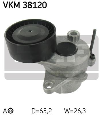 Rolka napinacza paska osprzętu SKF VKM 38120