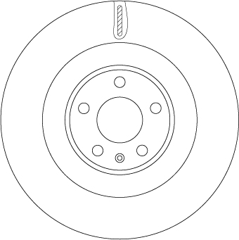 Tarcza hamulcowa TRW DF6570