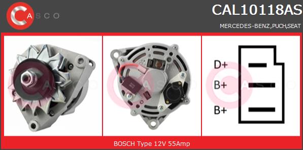 Alternator CASCO CAL10118AS