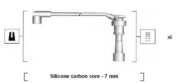 Przewody zapłonowe MAGNETI MARELLI 941285150872