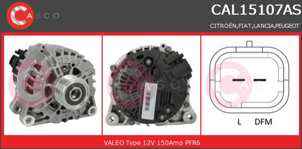 Alternator CASCO CAL15107AS