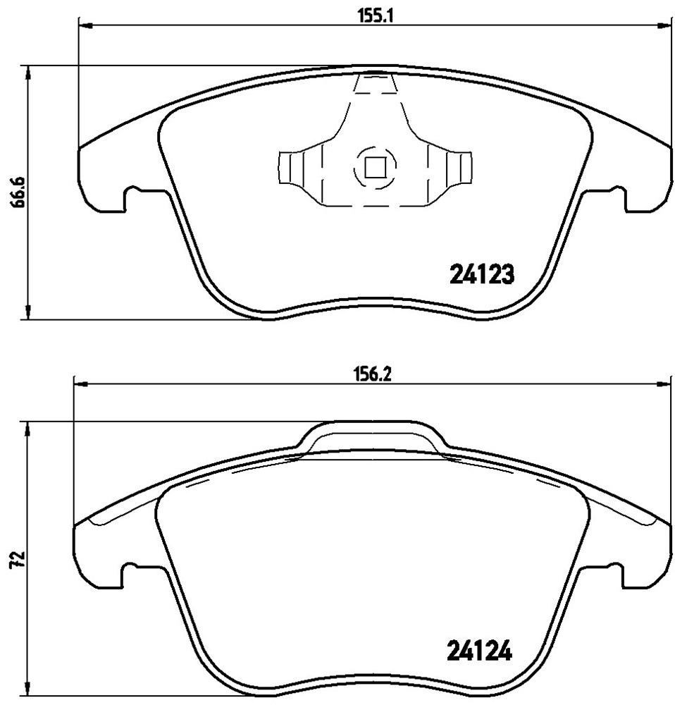 Klocki hamulcowe BREMBO P 44 020X