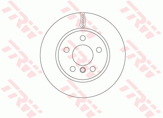 Tarcza hamulcowa TRW DF6799
