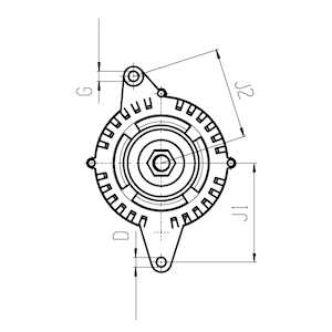 Alternator HC-CARGO 116627