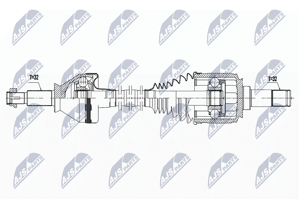 Wał napędowy NTY NPW-MA-006