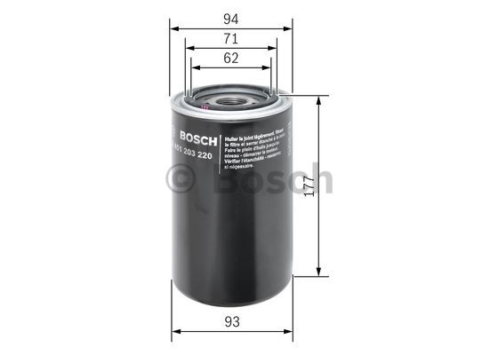 Filtr oleju BOSCH 0 451 203 220