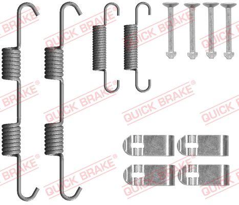 Zestaw montażowy szczęk hamulcowych QUICK BRAKE 105-0077
