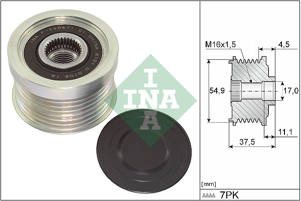 Sprzęgło alternatora INA 535 0349 10