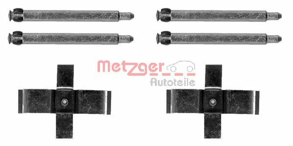 Zestaw akcesoriów montażowych  klocków hamulcowych METZGER 109-1713