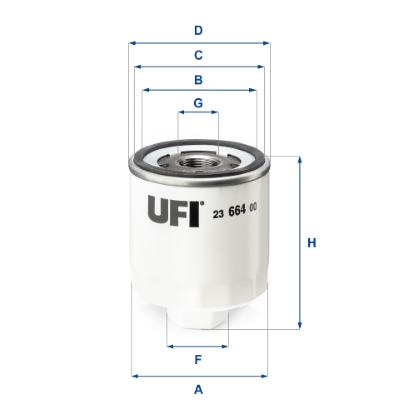 Filtr oleju UFI 23.664.00