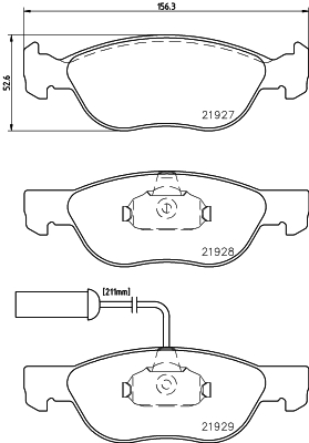 Klocki hamulcowe HELLA 8DB 355 007-901