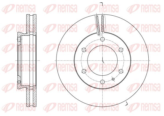 Tarcza hamulcowa REMSA 62526.10