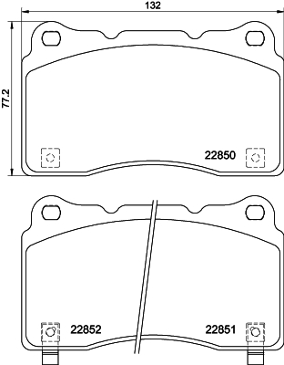 Klocki hamulcowe HELLA 8DB 355 039-151