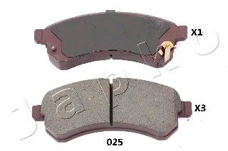 Klocki hamulcowe JAPKO 50025