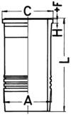 Tuleja cylindrowa KOLBENSCHMIDT 89934110