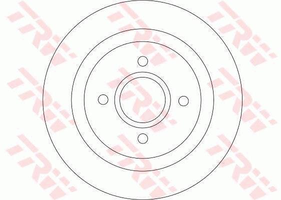 Tarcza hamulcowa TRW DF4251