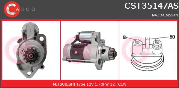 Rozrusznik CASCO CST35147AS