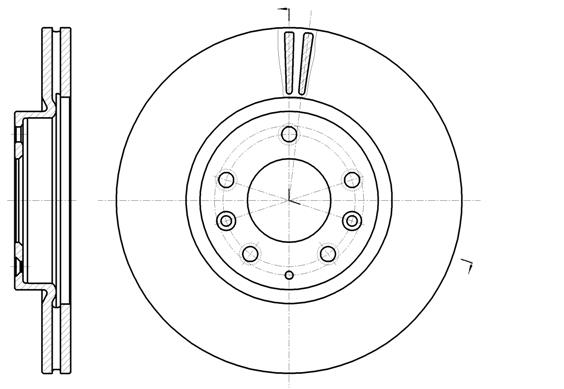 Tarcza hamulcowa REMSA 61235.10