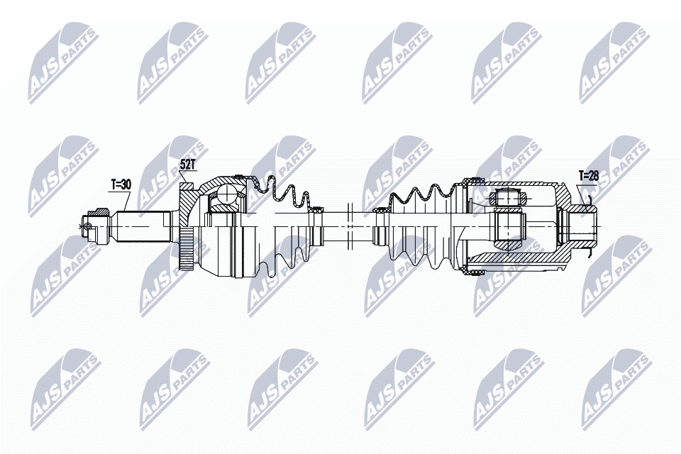 Wał napędowy NTY NPW-HY-626