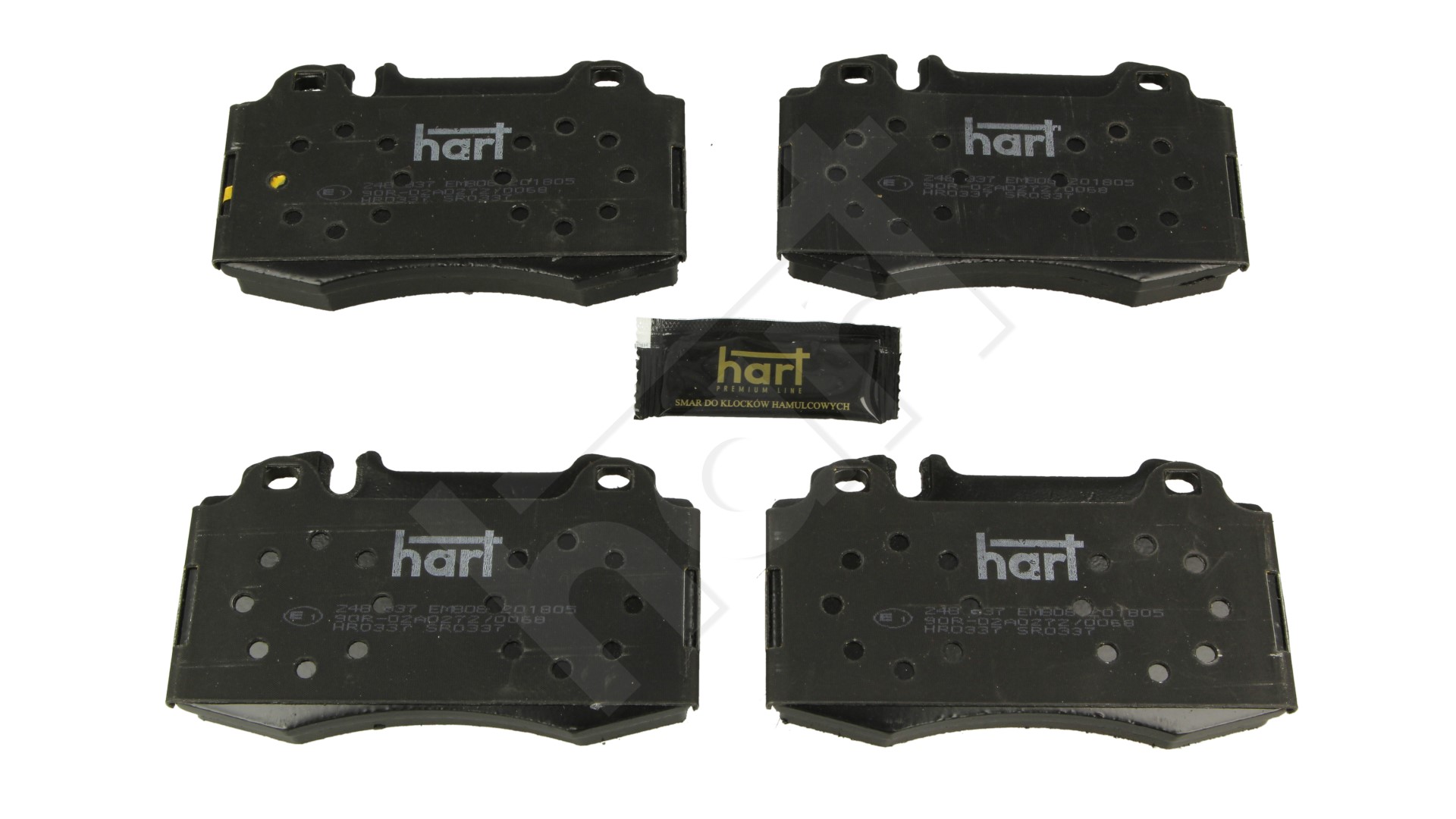 Klocki hamulcowe HART 248 937