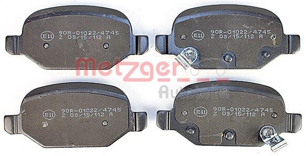 Klocki hamulcowe METZGER 1170818