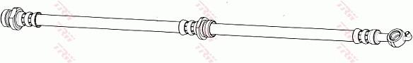 Przewód hamulcowy elastyczny TRW PHD347