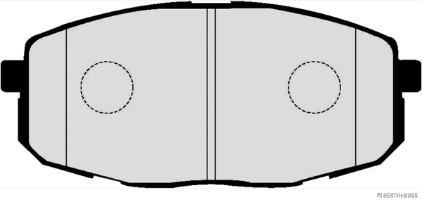 Klocki hamulcowe HERTH+BUSS JAKOPARTS J3600330