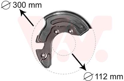 Tarcza kotwiczna VAN WEZEL 0323371