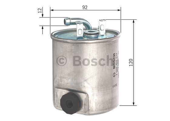 Filtr paliwa BOSCH F 026 402 112