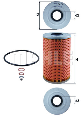 Filtr oleju KNECHT OX 96D