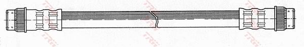 Przewód hamulcowy elastyczny TRW PHA583