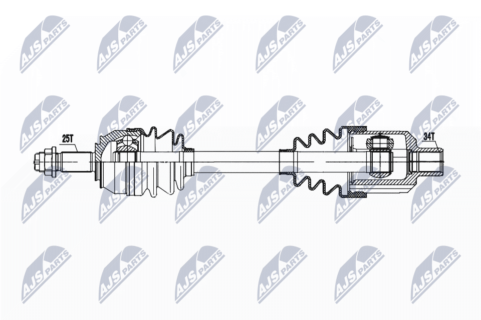 Wał napędowy NTY NPW-PL-135