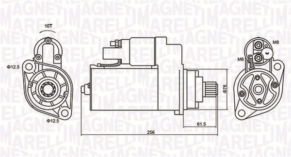 Rozrusznik MAGNETI MARELLI 063721405010