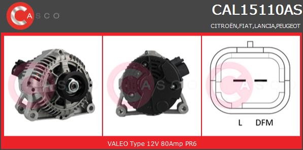 Alternator CASCO CAL15110AS