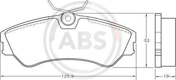 Klocki hamulcowe A.B.S. 36752